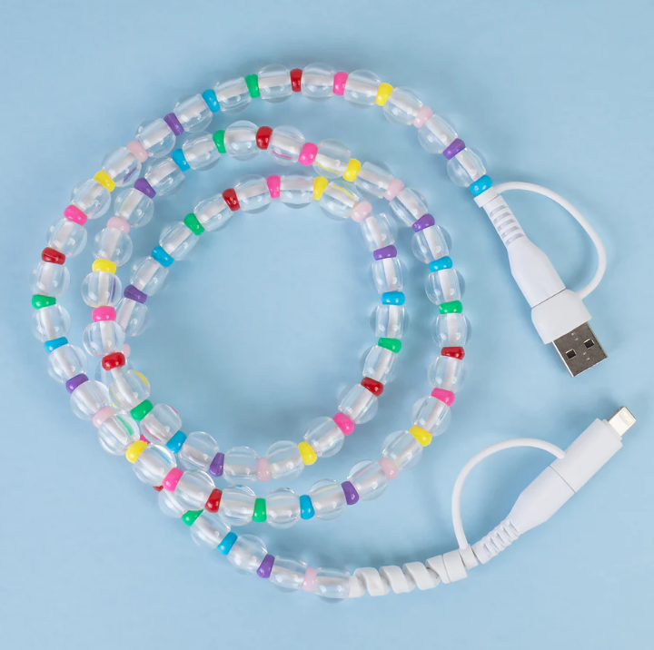 4-in-1 Beaded Charging Cable