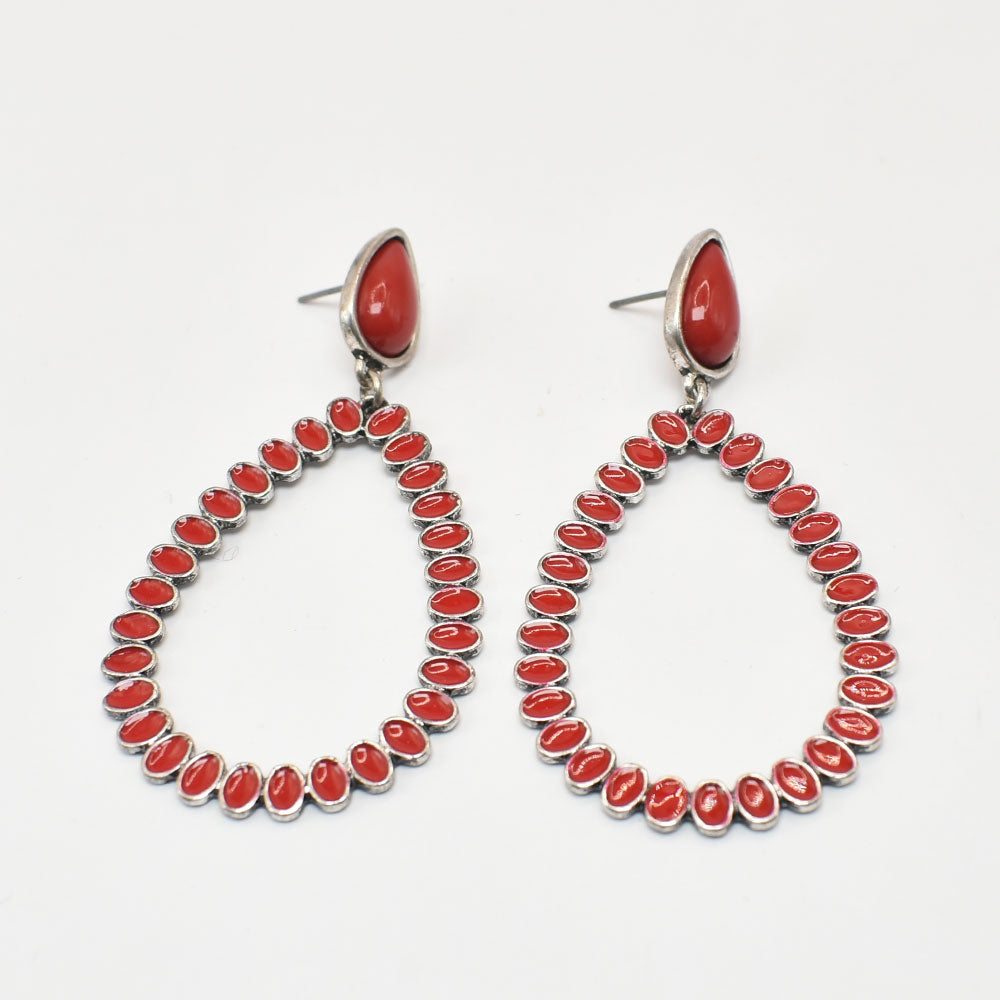 Stone Dangle Earrings