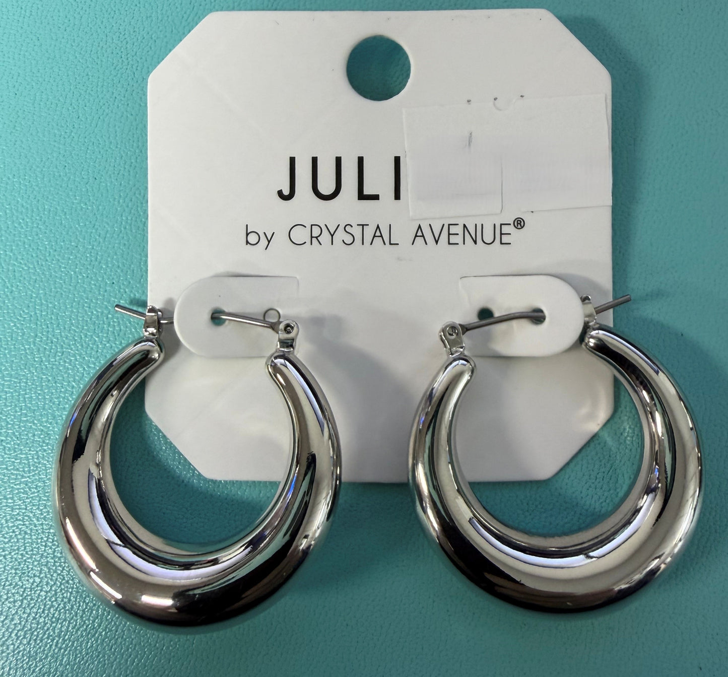 Puffy Wide Hoop Earrings