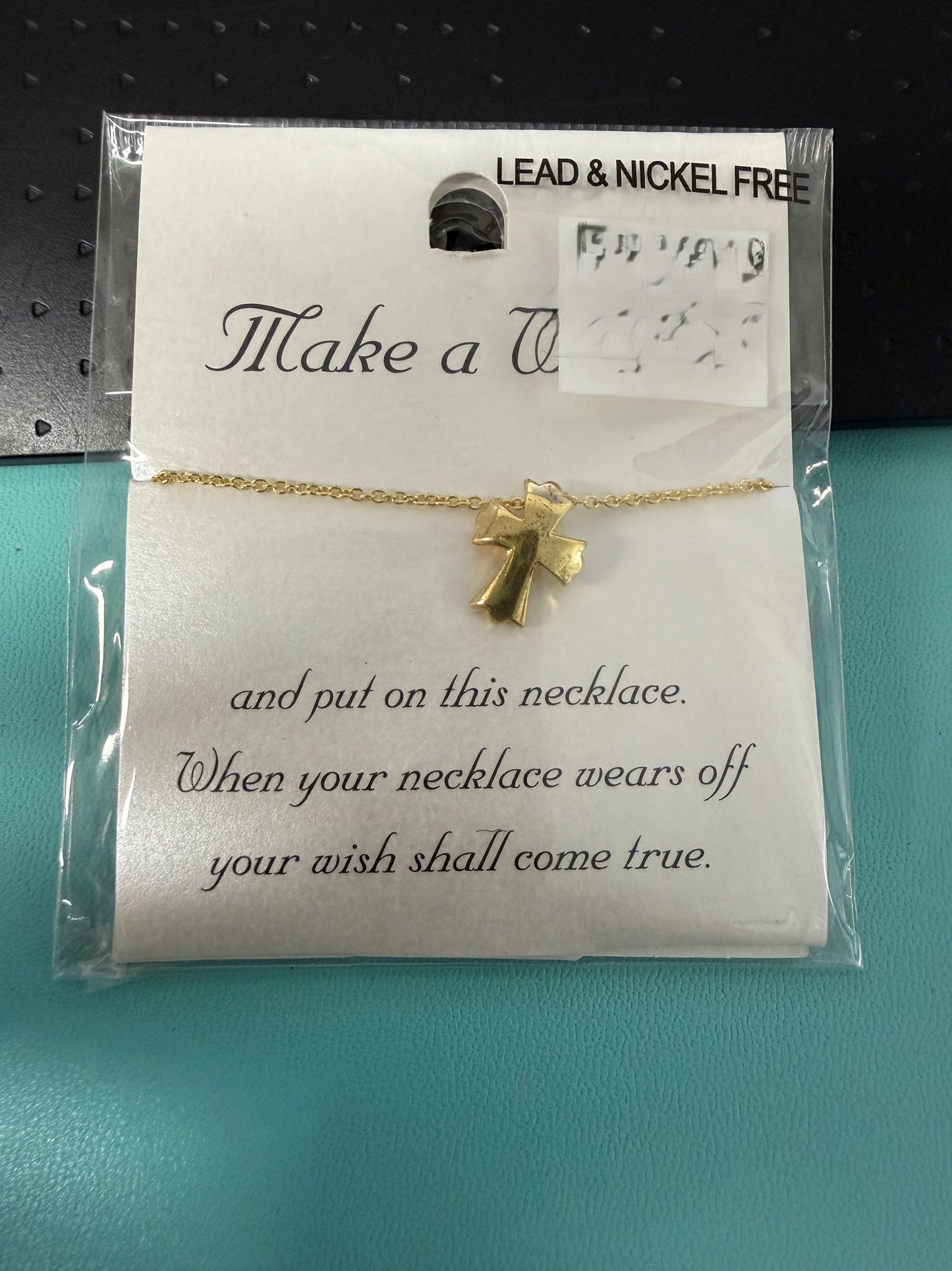 Small Cross Necklace - GOLD
