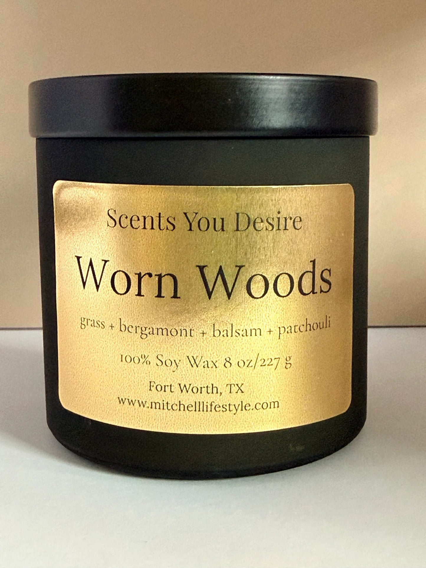 Worn Woods Luxury Soy Candle| 8 oz