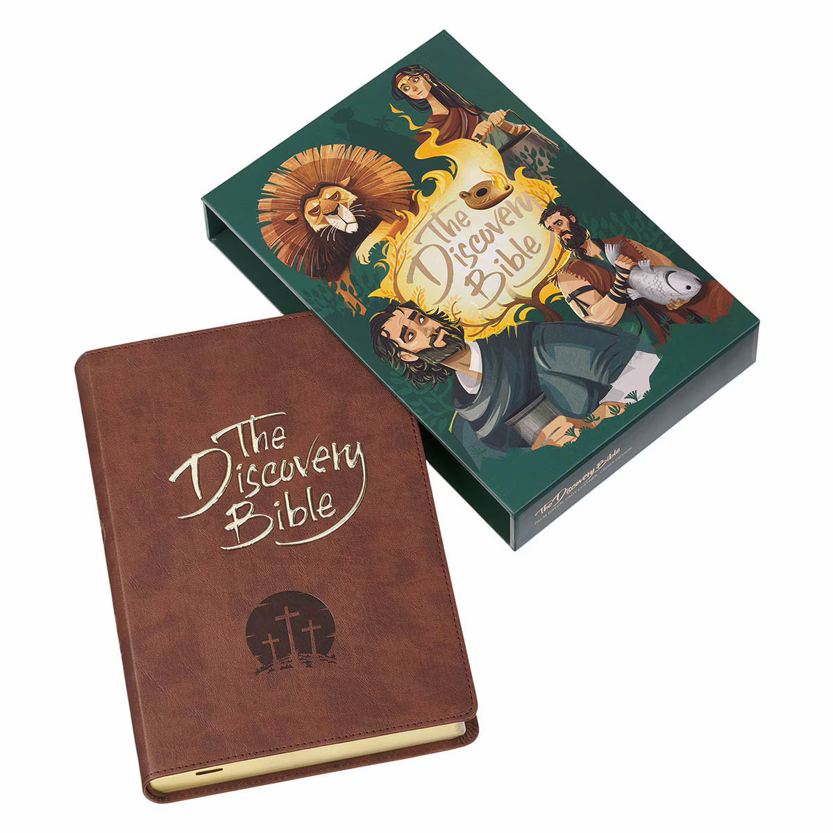 The Discovery Bible Faux Leather Brown