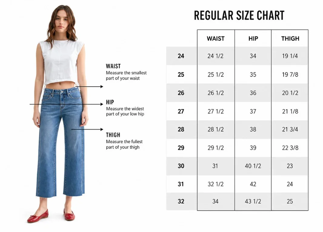 High Rise Wide Leg Crop Trouser Hem | Tangaroa
