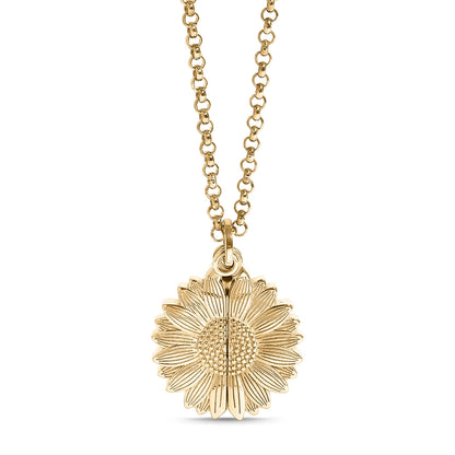 You Are My Sunshine Sunflower Necklace