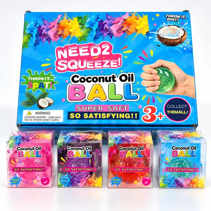 Cocunut Oil Squishy Cube - Variety
