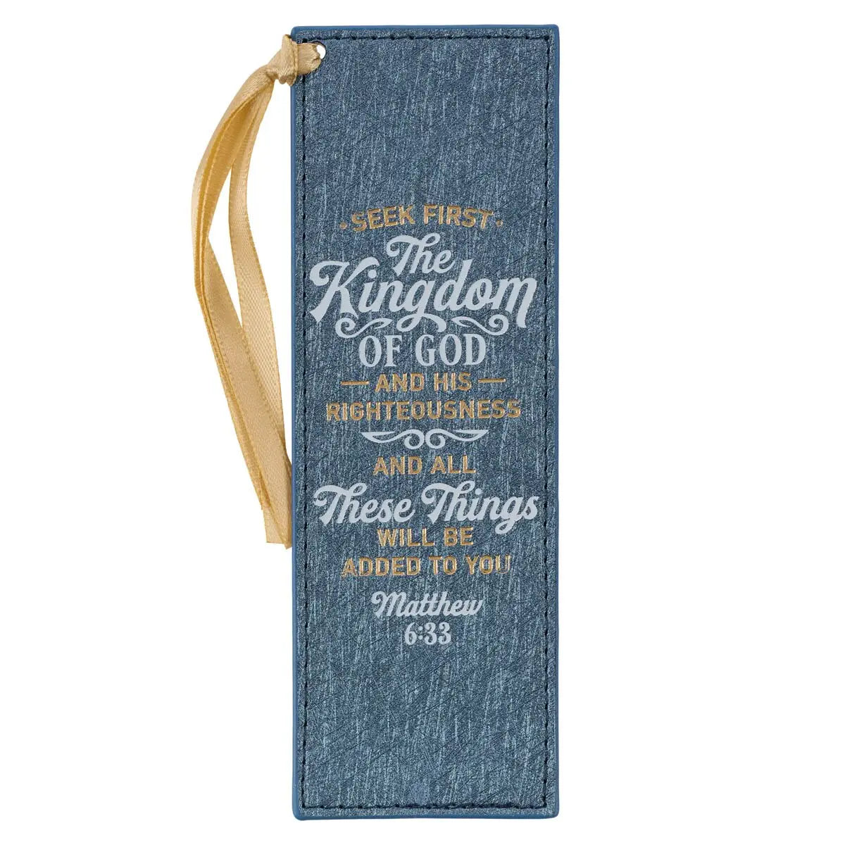 Faux Leather Bookmark