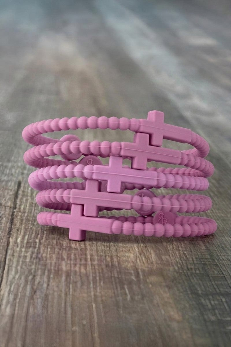 Cross Silicone Bracelets
