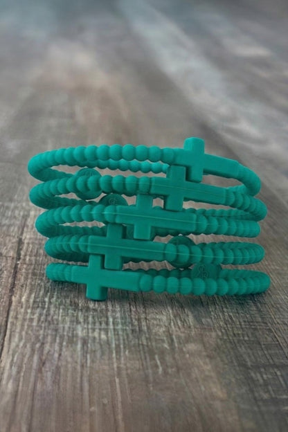 Cross Silicone Bracelets