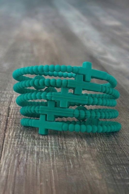 Cross Silicone Bracelets
