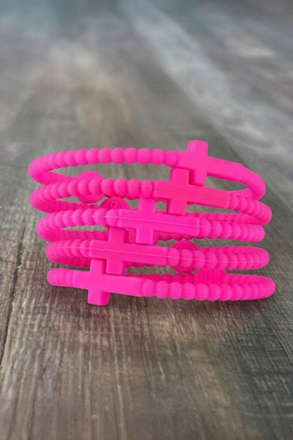 Cross Silicone Bracelets