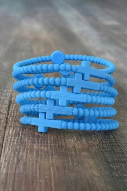 Cross Silicone Bracelets