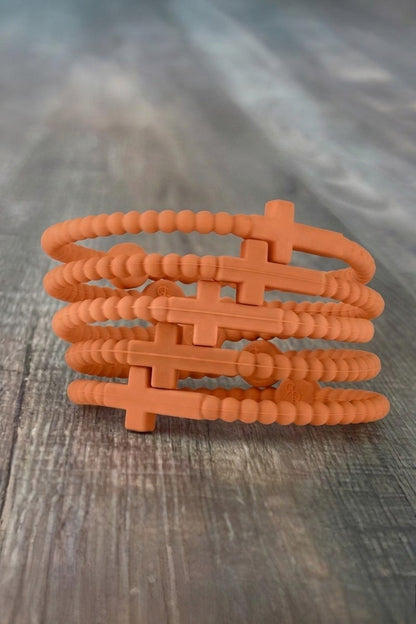 Cross Silicone Bracelets
