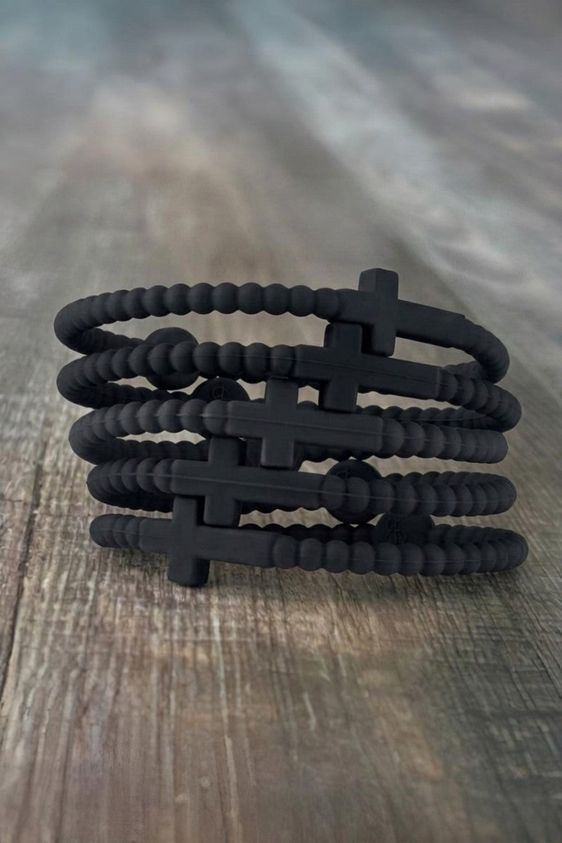 Cross Silicone Bracelets