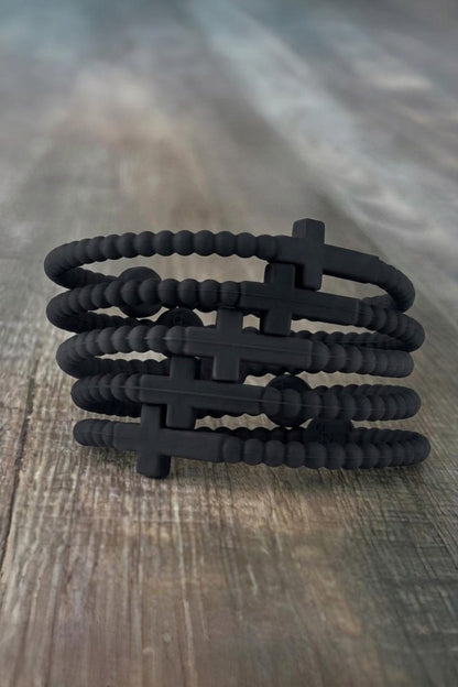 Cross Silicone Bracelets