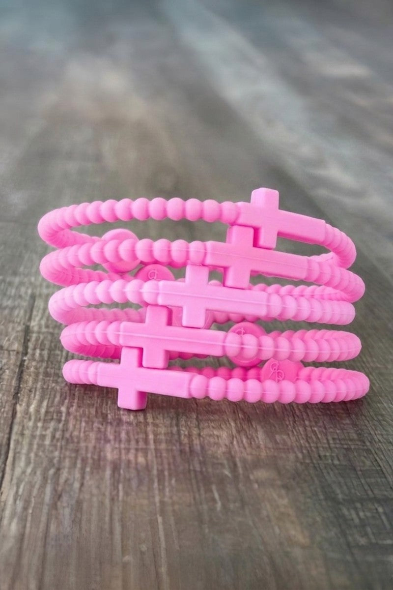 Cross Silicone Bracelets