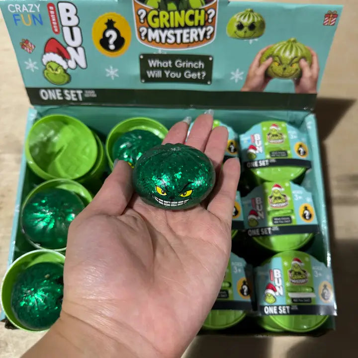 Mini Grinch Dumpling Squishy