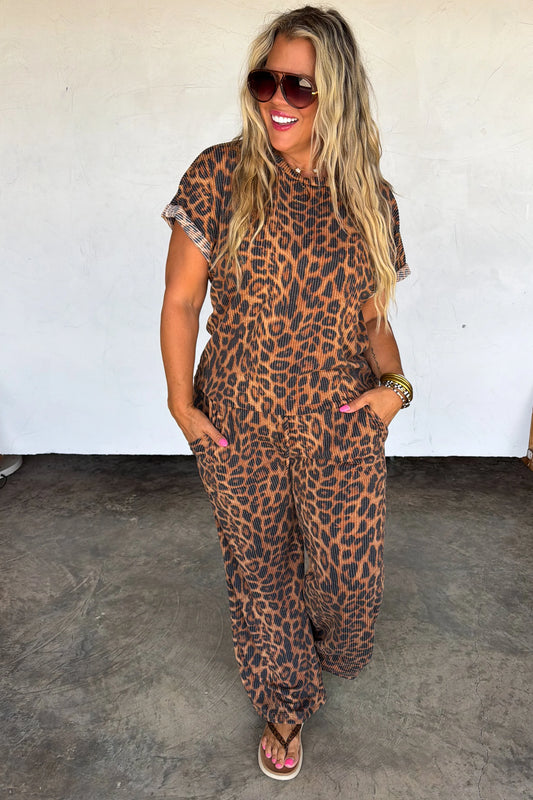 CHEETAH KELSEY PANT SETS