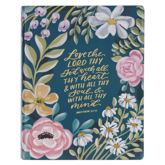 KJV Note-Taking Bible Faux Leather Love The Lord Matt 22:37