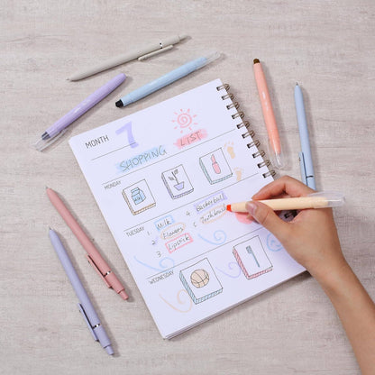 Mr. Pen 8-Pack Pastel Gel Highlighters and Pens