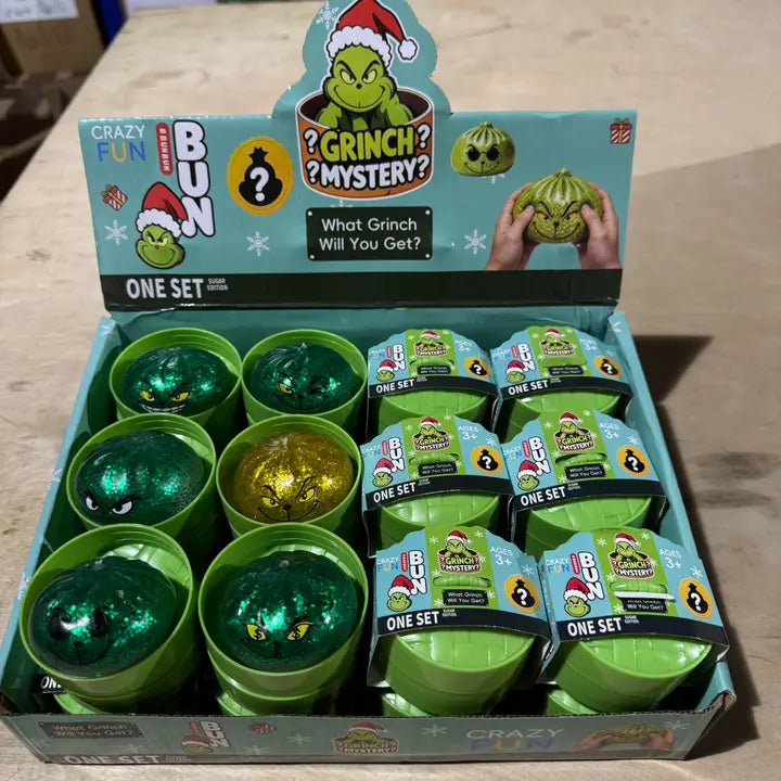 Mini Grinch Dumpling Squishy