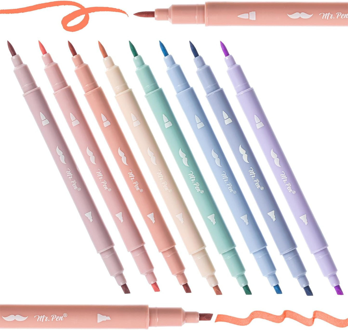 Dual Tip Aesthetic Bible Highlighters Set