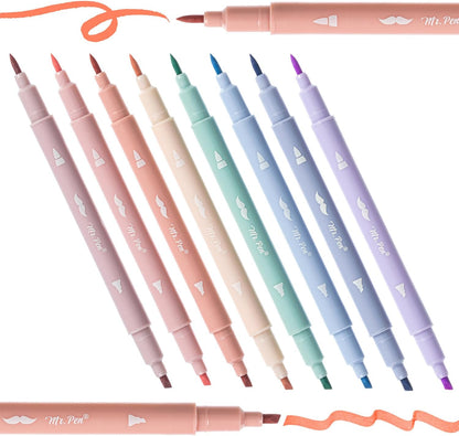 Dual Tip Aesthetic Bible Highlighters Set