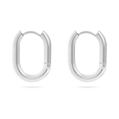 Hypo Small Oval Hoop Earrings