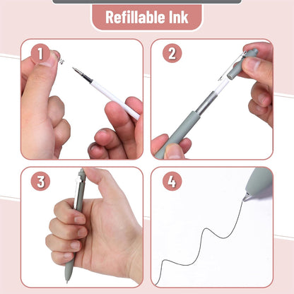 Retractable Gel Pens - Black Ink