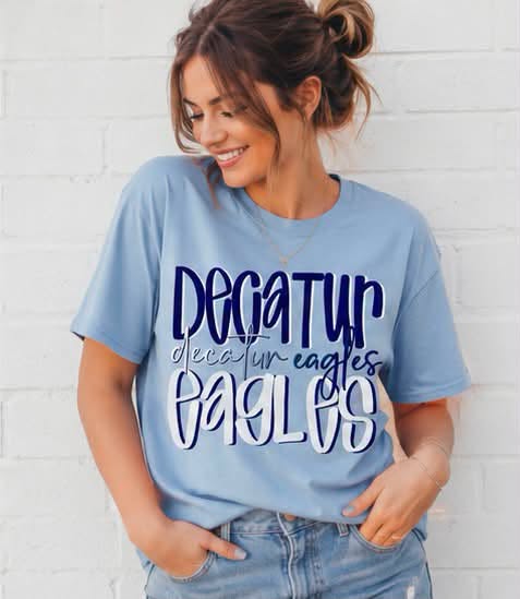 Decatur Eagles Ombre Tee