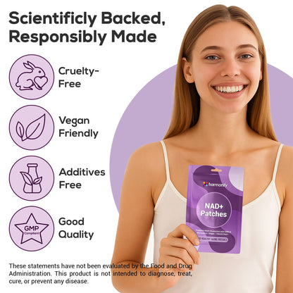 HARMONIFY NAD+ Patches - Cellular Health & Vitality