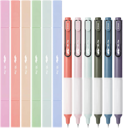 Dual Tip Aesthetic Highlighters and Gel Pens