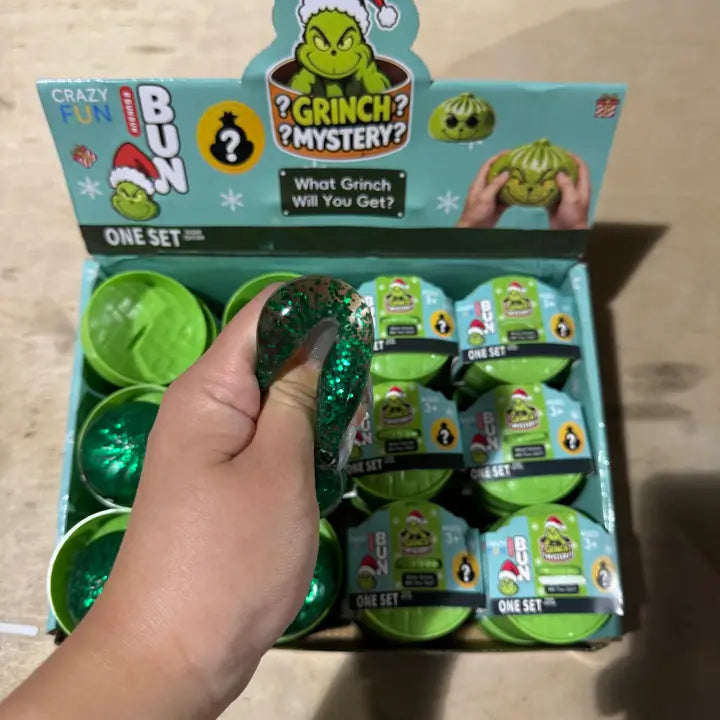 Mini Grinch Dumpling Squishy