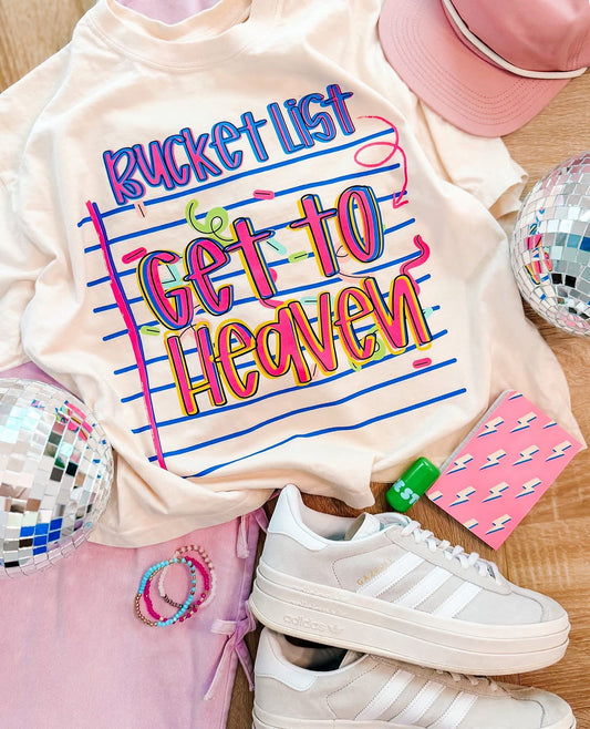 Bucket List Heaven Tee