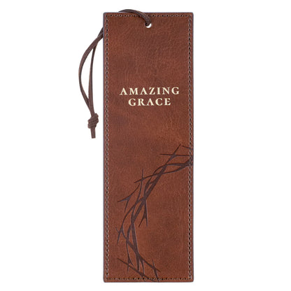 Faux Leather Bookmark