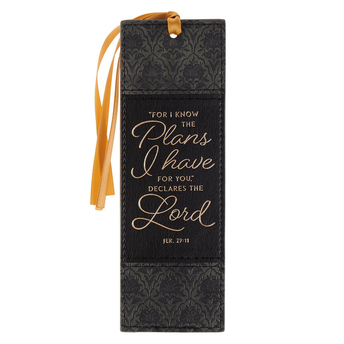Faux Leather Bookmark