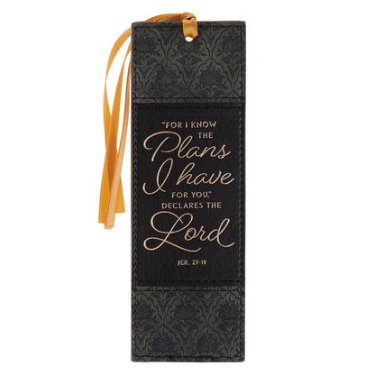 Faux Leather Bookmark
