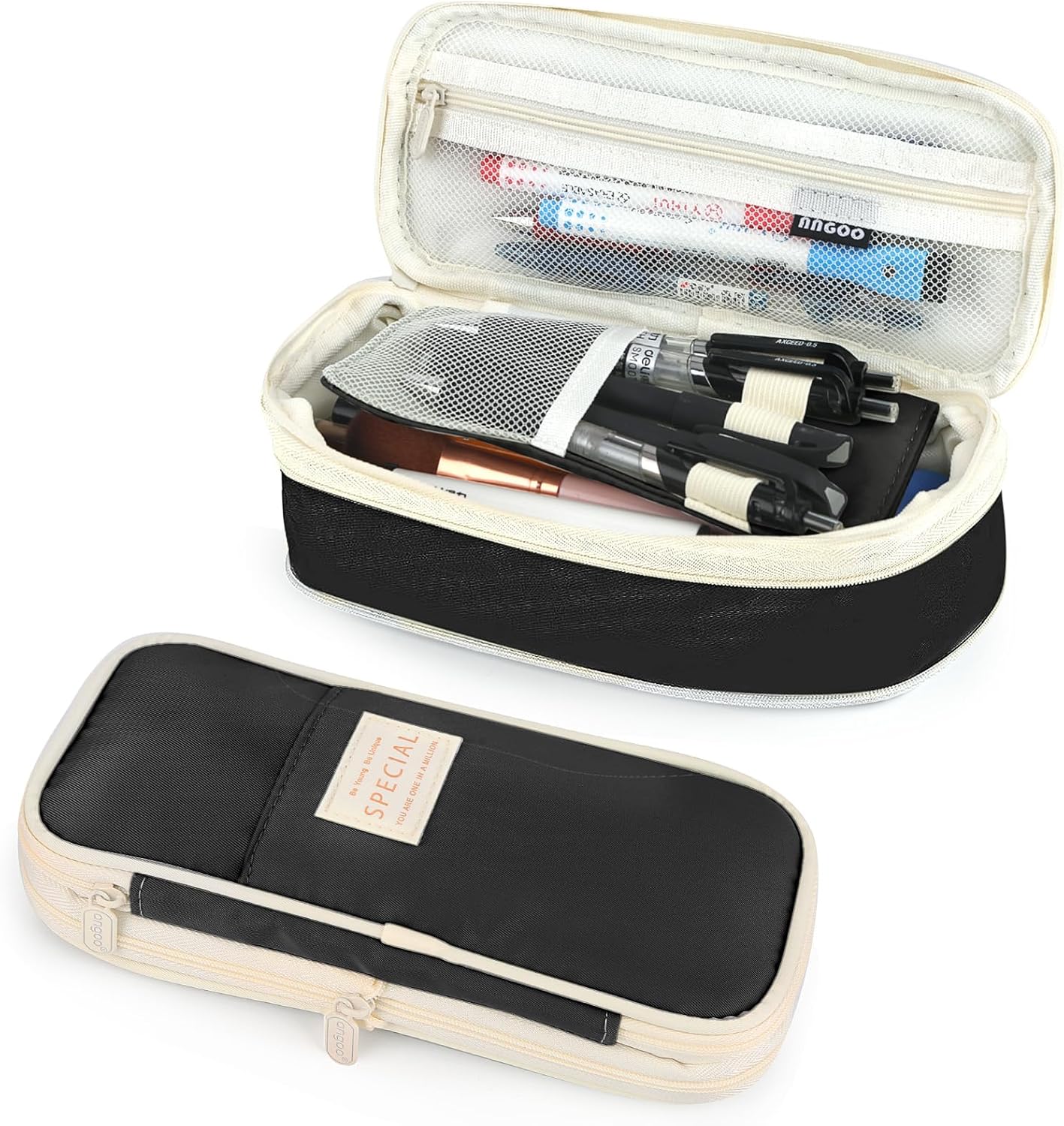 Large Capacity Expandable Pencil Case
