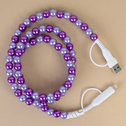 4-in-1 Beaded Charging Cable