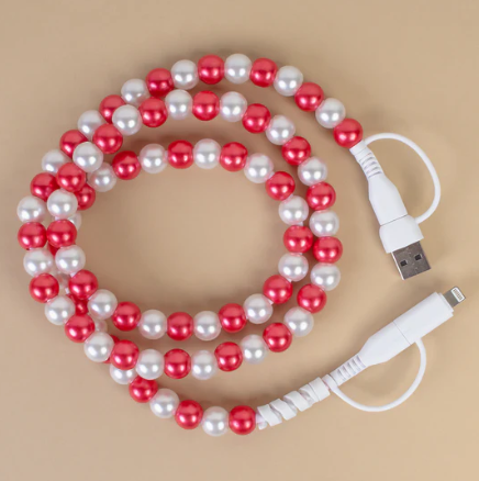 4-in-1 Beaded Charging Cable