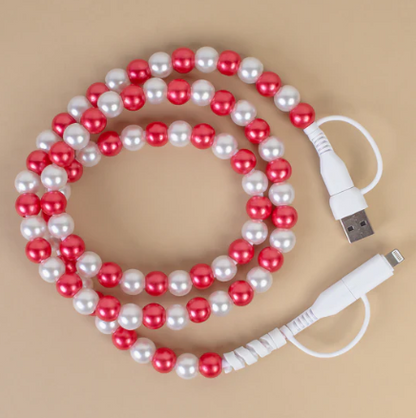 4-in-1 Beaded Charging Cable