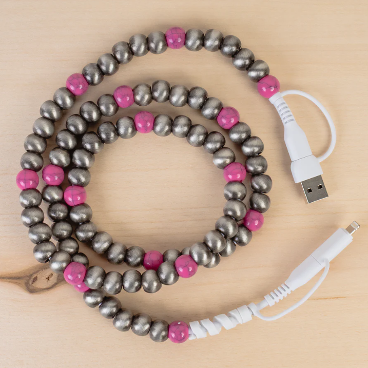 4-in-1 Beaded Charging Cable