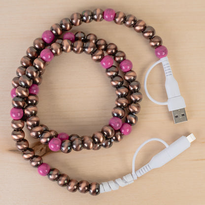 4-in-1 Beaded Charging Cable