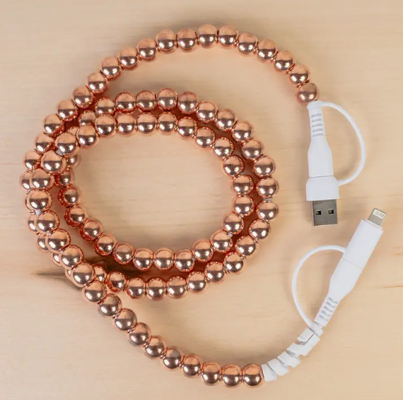 4-in-1 Beaded Charging Cable