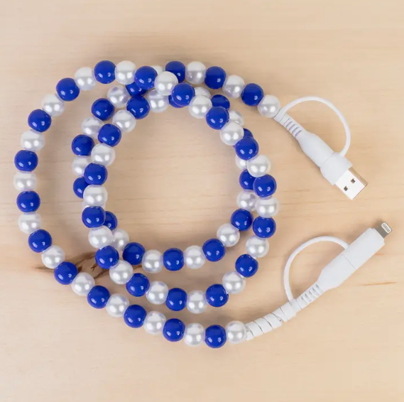 4-in-1 Beaded Charging Cable