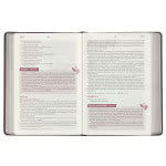 Devotional Bible NLT for Women - Faux Leather | Purple