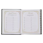 NLT Family Heritage Bible - Faux Leather Hardcover | Black