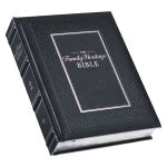 NLT Family Heritage Bible - Faux Leather Hardcover | Black