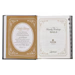 NLT Family Heritage Bible - Faux Leather Hardcover | Black