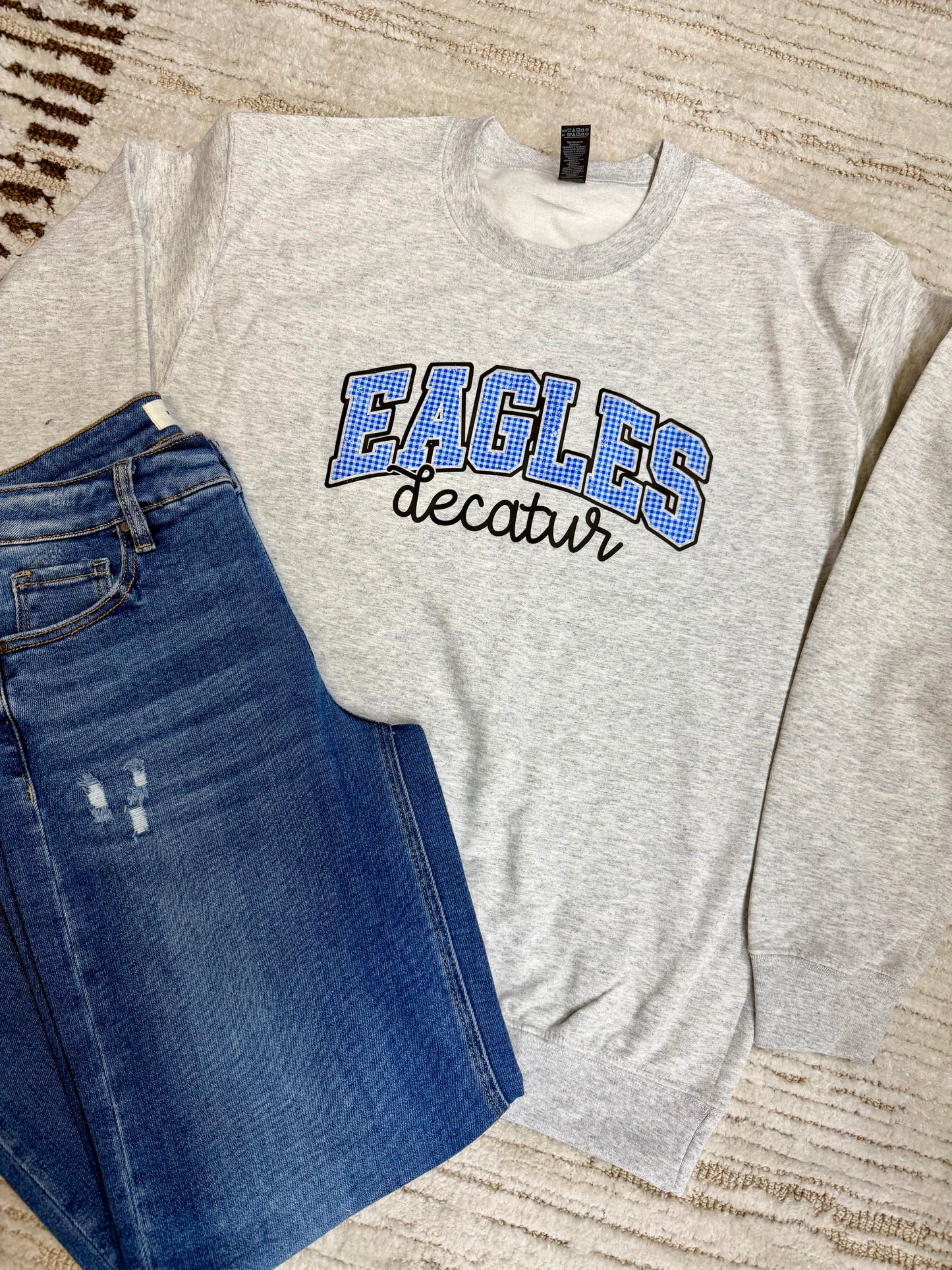 Gingham Decatur Sweatshirt
