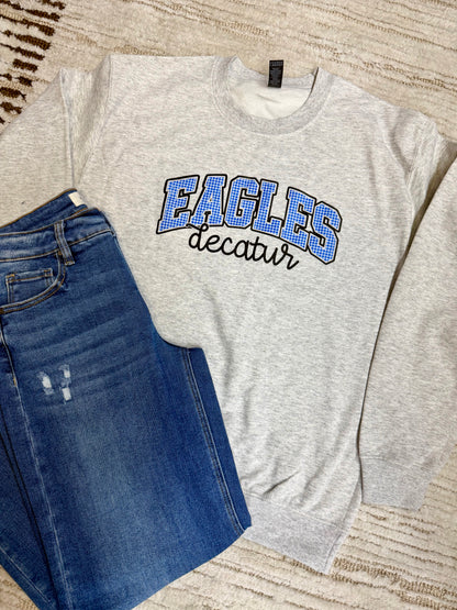 Gingham Decatur Sweatshirt
